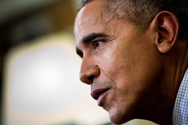 Obama se je leta 2009 vpisal tudi med prejemnike Nobelove nagrade za mir.<br />
Foto Brendan Smialowski/AFP