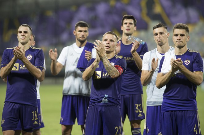 Mariborski nogometaši so razveselili navijače z novimi tremi točkami v 1. SNL. FOTO: Jure Eržen/Delo