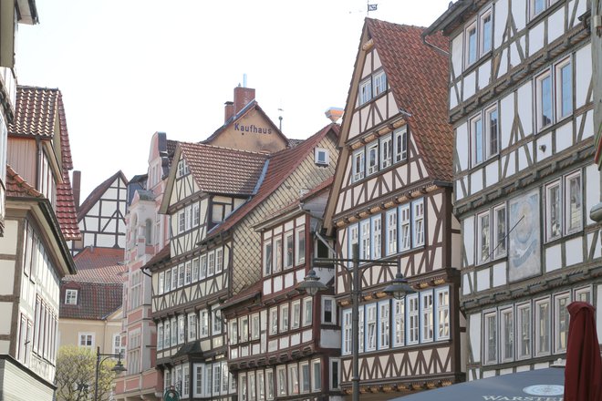 Zgodovinsko jedro mesta Hann. Münden je odličen primer evropske predalčne lesene gradnje. FOTO: Milan Ilić