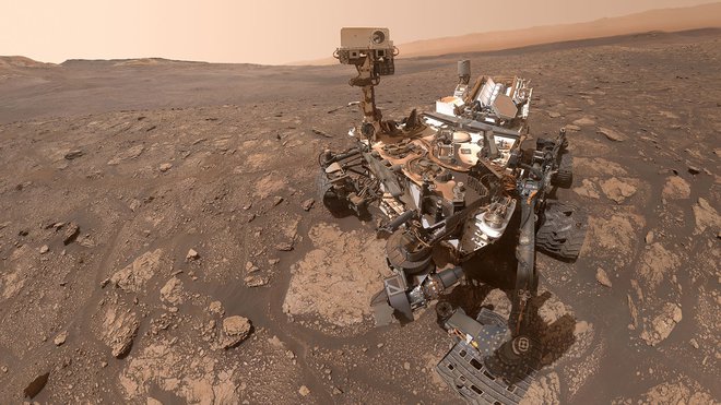 Curiosity na Marsu FOTO: NASA/JPL-Caltech/MSSS