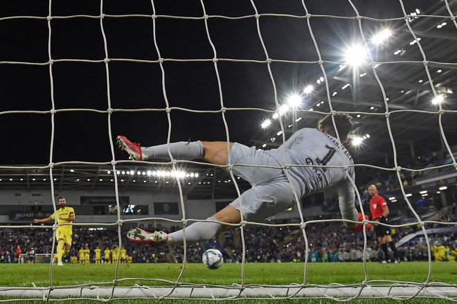 Španski vratar Kepa Arrizabalaga se je izkazal kot džoker. FOTO: Paul Ellis/AFP