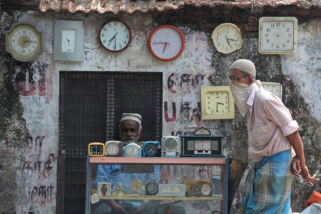 Covid-19 v Indiji&nbsp; FOTO: Arun Sankar/AFP