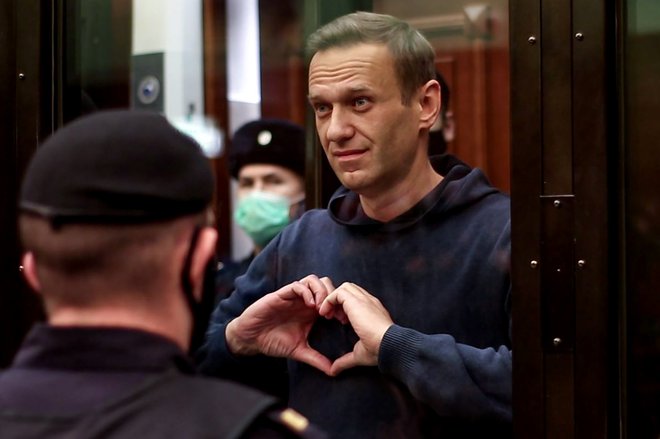 Z morebitno novo zaporno kaznijo bi Navalnemu preprečili udeležbo na letošnjih jesenskih parlamentarnih volitvah in na prihodnjih predsedniških. Foto Handout AFP
