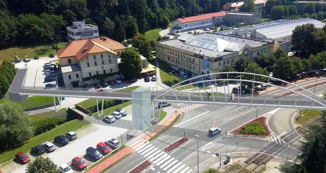 Nadhod Sonce bo povezal Tržaški hrib s preostalim delom mesta in precej spremenil pogled ob vstopu v Rogaško Slatino. FOTO: arhiv občine Rogaška Slatina