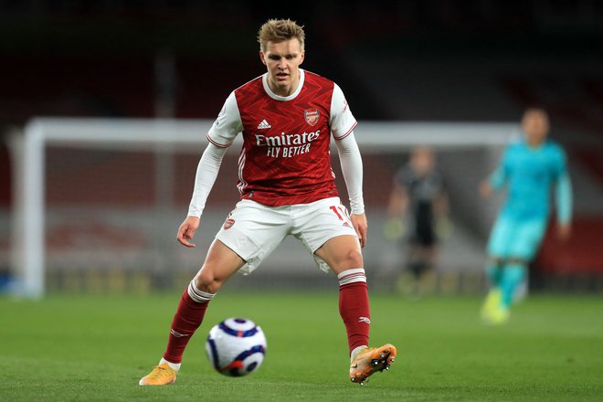 Ødegaard je v nekaj mesecih na severu britanske prestolnice prepričal vodstvo Arsenala. FOTO: Adam Davy/AFP