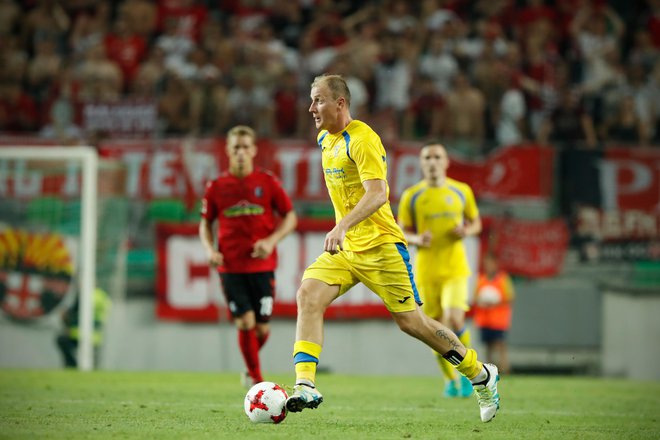 Senijad Ibričić je bil še enkrat junak domžalskega moštva. FOTO: Uroš Hočevar/Delo