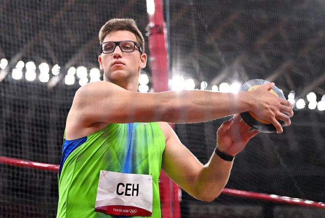 Čeh (na fotografiji) med nastopom na olimpijskih igrah v Tokiu. FOTO: Dylan Martinez/Reuters