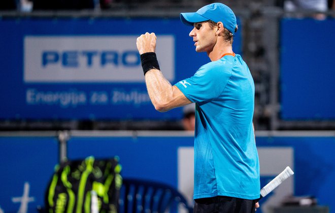 Blaž Rola (na fotografiji) proslavlja zmago na portoroškem turnirju. FOTO: Vid Ponikvar/Sportida