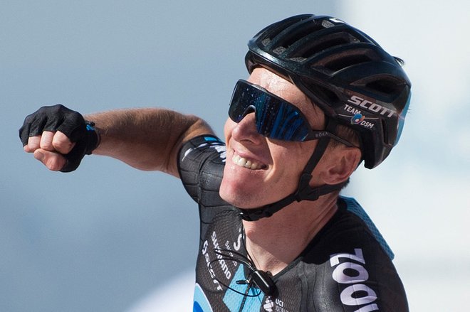 Romain Bardet je slavil v velikem slogu - s solo vožnjo. FOTO: Jorge Guerrero Afp