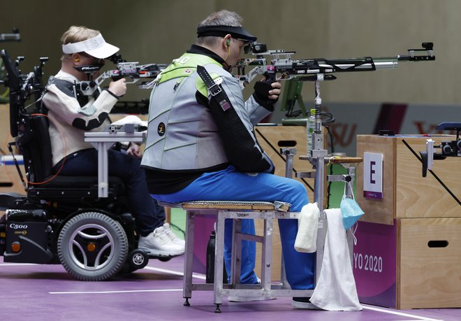 Franček Gorazd Tiršek v akciji. FOTO: Issei Kato/Reuters