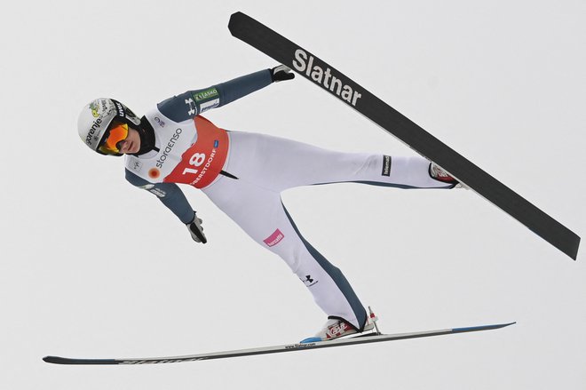 Ema Volavšek je v Oberwiesenthalu potrdila zelo dobro pripravljenost. FOTO: Christof Stache/AFP