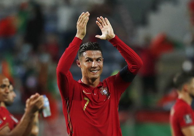 Cristiano Ronaldo je bil najzaslužnejši za novo zmago Portugalske. FOTO: Pedro Nunes/Reuters