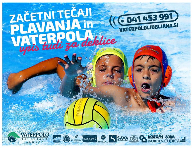 FOTO: Vaterpolo klub Ljubljana Slovan