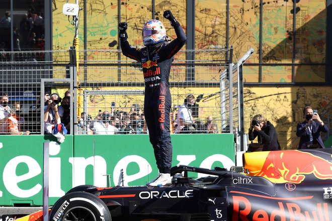 Max Verstappen je novi vodilni. FOTO: Kenzo Tribouillard/AFP