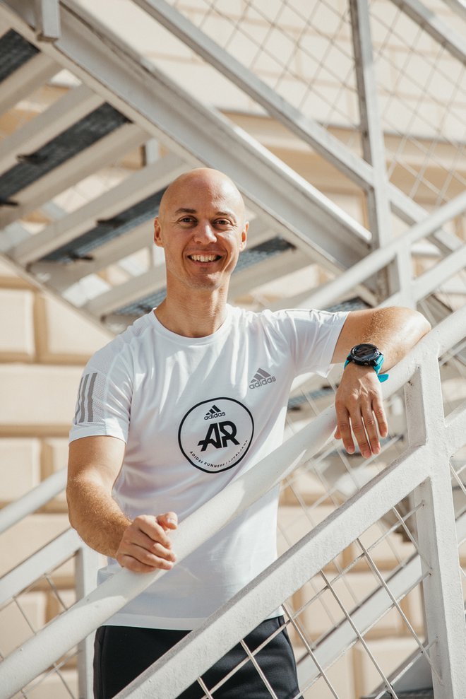 Kapetan AR Ljubljana je predan športnik <strong>Blaž Strožer,</strong> sicer že vrsto let tekaški trener. FOTO: Jancermelj.com 