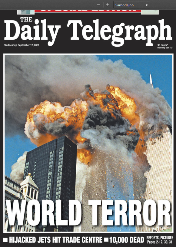 Daily Telegraph: <em>Svetovna groza</em>