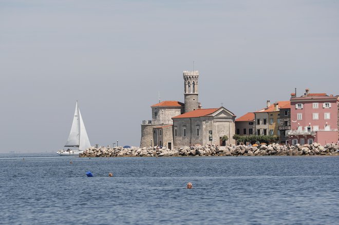 V Piranu je pripovedovalec romana Moje leto v nikogaršnjem zalivu prvič ugledal morje. Foto Uroš Hočevar