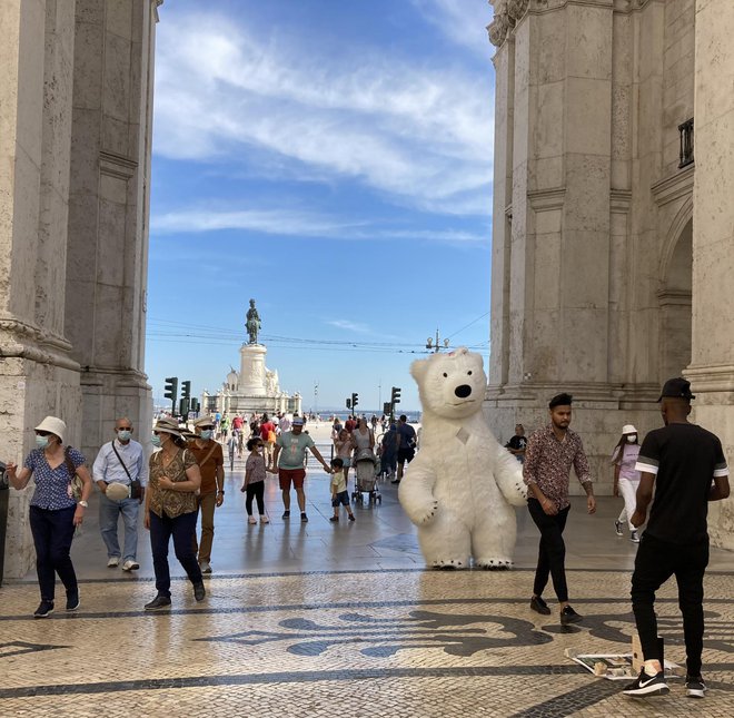 Prizor iz Lizbone avgusta letos Foto Mimi Podkrižnik