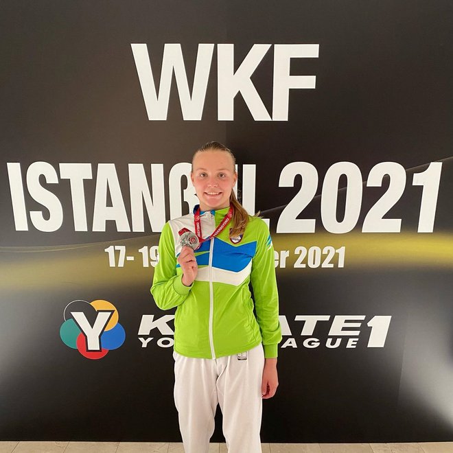 Zala Žibret - karate, svetovni pokal za mlade Foto Osebni Arhiv