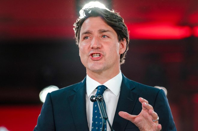 Vodja liberalcev Justin Trudeau je na čelu kanadske vlade že šest let. Foto: Andrej Ivanov/Afp