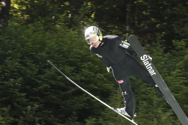 Anže Lanišek ohranja vrhunsko pripravljenost. FOTO: Leon Vidic/Delo