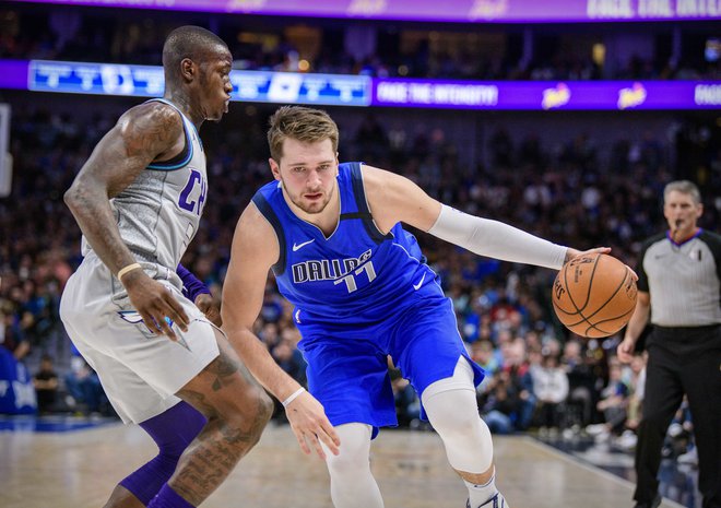 Luka Dončić v akciji. FOTO: Jerome Miron/Usa Today Sports