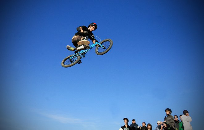 Odprtje BMX proge v Ljubljani FOTO: UROŠ HOČEVAR