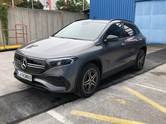 V Sloveniji je zdaj na voljo še mercedes-benz EQA. FOTO: Aljaž Vrabec