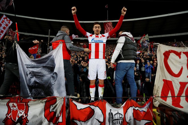 Beograjska kluba Crvena zvezda (na fotografiji) in Partizan uspešno nastopata v evropskih pokalih. FOTO: Paul Childs/Reuters