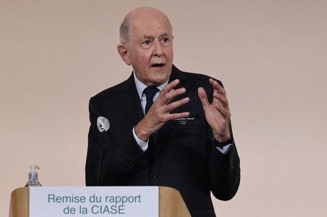 Jean-Marc Sauvé je predstavil dognanja komisije.<br />
Foto Thomas Coex/AFP