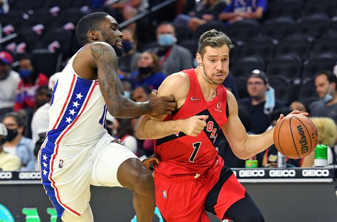 Goran Dragić ni imel mirne roke. FOTO: Eric Hartline/USA Today Sports