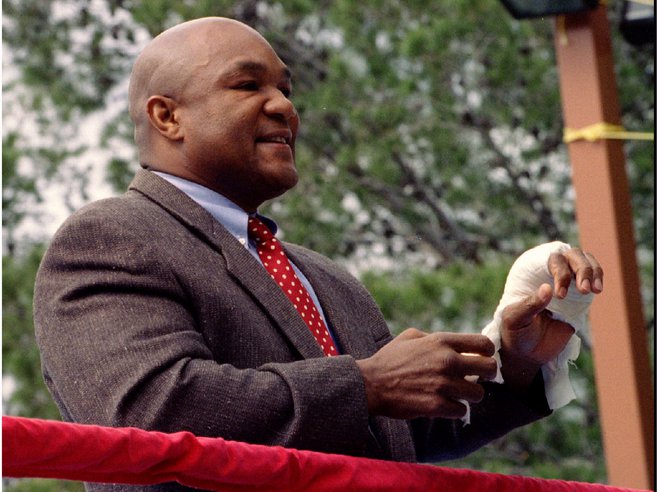 George Foreman je vsekakor eden od najboljših težkokategornikov v zgodovini boksa. FOTO: Neal C. Lauron/Reuters
