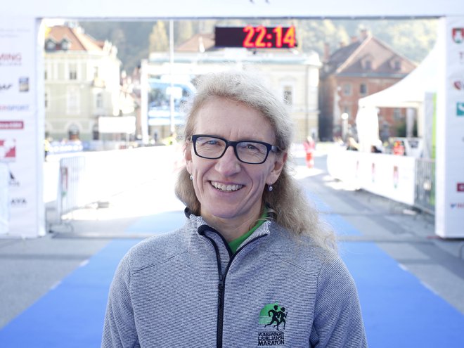 Barbara Železnik, članica organizacijske ekipe že od tretje izvedbe ljubljanskega maratona. FOTO:&nbsp;Roman Šipić/Delo
