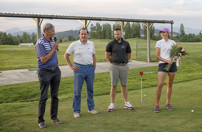 Junijski sprejem za Pio Babnik na golf igrišču Trnovo. FOTO: Blaž Samec
