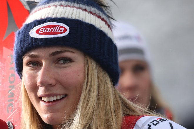 Mikaela Shiffrin se je z Aleksandrovo pomočjo še izboljšala. FOTO: Tomi Lombar/Delo
