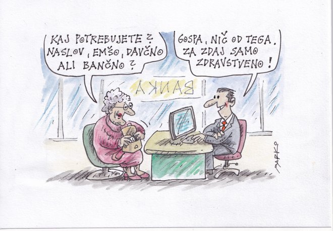 Karikatura Marko Kočevar
