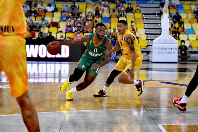 Jacob Pullen je zablestel na Kanarskih otokih. FOTO: Cedevita Olimpija
