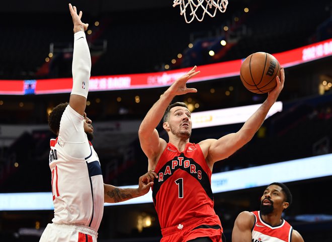 Goran Dragić je moral priznati, da je bil Washington tokrat boljši. FOTO: Brad Mills/USA Today Sports
