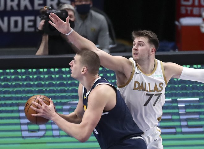 Nikola Jokić in Luka Dončić sta evropski zvezdi v ligi NBA. FOTO: Usa Today Sports
