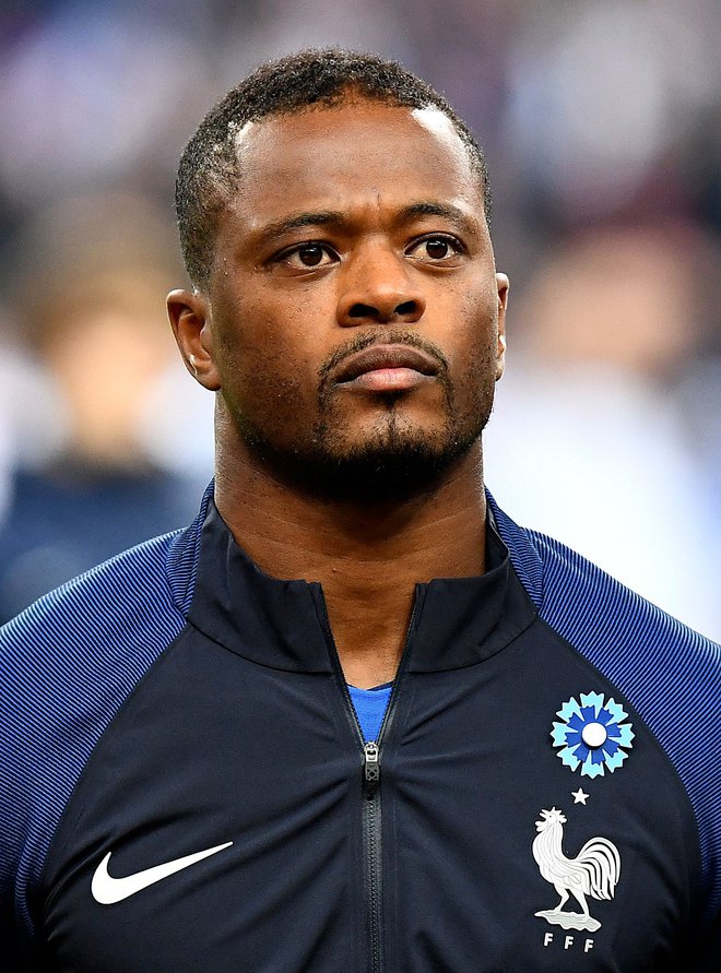 Patrice Evra na družbenih omrežjih že več let blesti z objavami, ki so polne smeha, a v ozadju se je ves ta čas skrivala tudi velika bolečina. FOTO: Franck Fife/AFP
