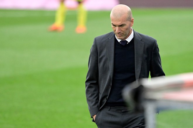 Zinedine Zidane (na fotografiji) bi lahko v Manchestru vnovič združil moči s Cristianom Ronaldom. FOTO: Javier Soriano/AFP
