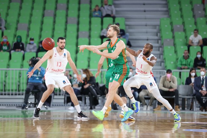 Jaka Blažič sinoči ni izstopal v napadu, toda koristno je opravil svoje delo. FOTO: Eurocup
