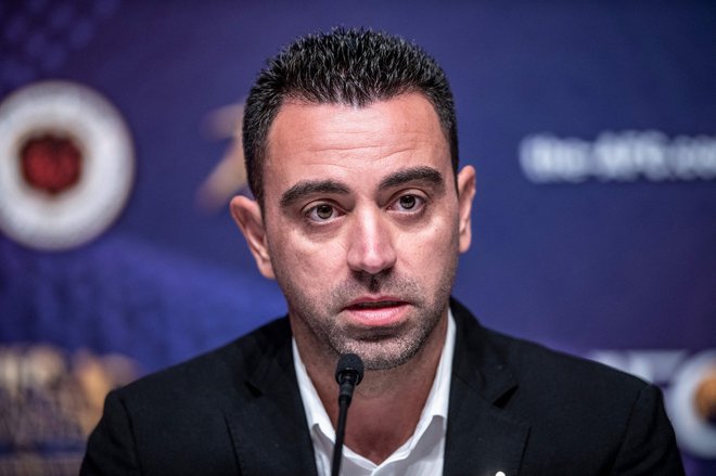 Xavi je na štadion Camp Nou kot igralec članskega moštva med letoma 1998 in 2015 osvojil 27 trofej. Foto Philip Fong/AFP
