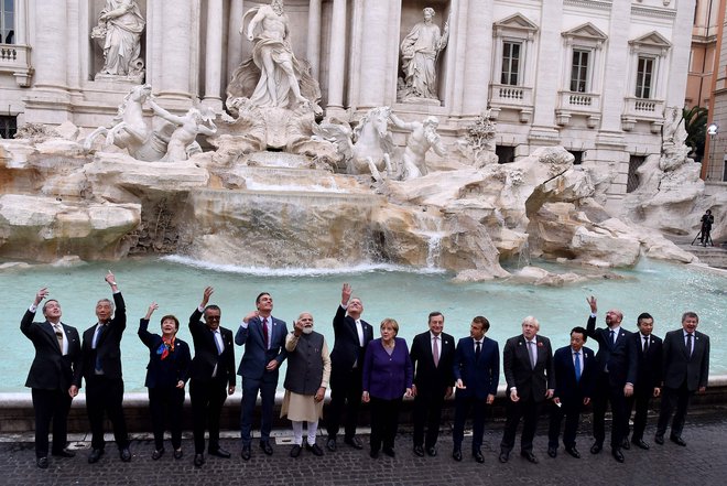 So vsi voditelji zaželili isto? FOTO: Andreas Solaro/AFP
