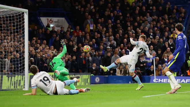 Čeh Matej Vydra je na Stamford Bridgeu šokiral vodilni Chelsea. FOTO: David Klein/Reuters
