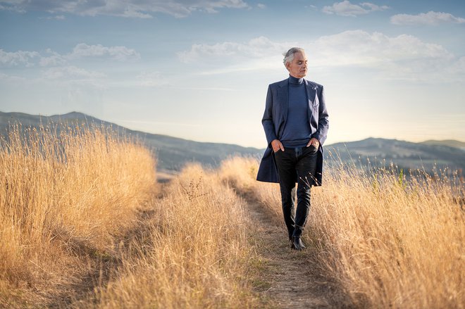 Andrea Bocelli bo v Ljubljani pel prihodnje leto. FOTO: Giovanni de Sandre
