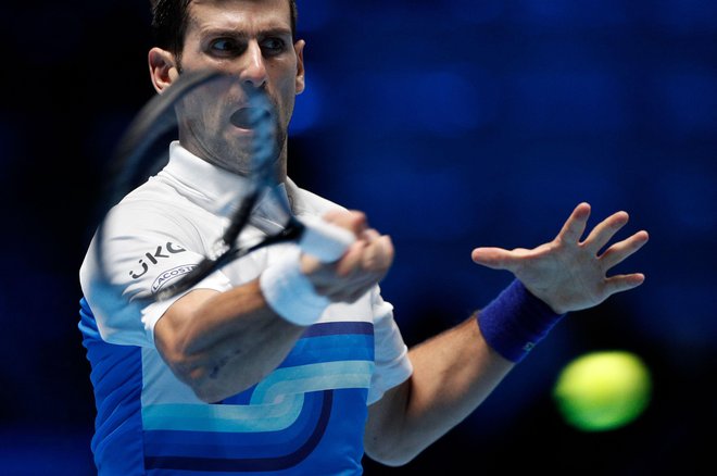 Novak Đoković ni dovolil presenečenja. FOTO: Guglielmo Mangiapane/Reuters
