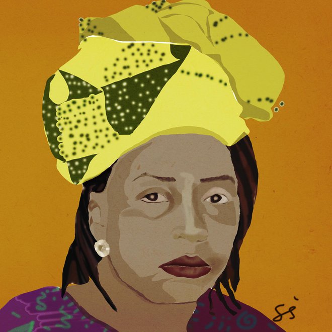 Senegalska pisateljica, aktivistka in učiteljica Mariama Bâ (1929&ndash;1981) dokazuje, &raquo;da je tudi knjiga lahko pomembno in izrazito emancipatorno dejanje&laquo;. FOTO: Sara Šavelj
