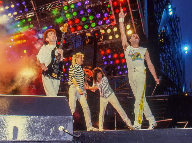 Queeni na čelu z njihovim frontmanom so bili sinonim in vrhunec stadionskega rocka. FOTO: Profimedia
