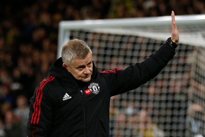 Ole Gunnar Solskjaer se je poslovil, le še ure ga ločijo od slovesa s trenerske klopi Manchester Uniteda. FOTO: Ian Kington/AFP
